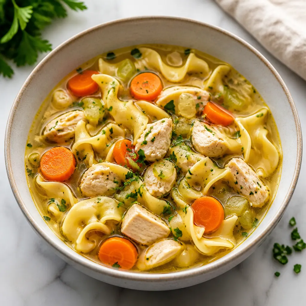 Instant Pot Chicken Noodle Soup